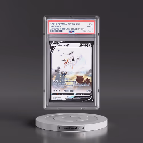 2022 Pokémon Swsh Black Star Promo #204 Arceus V - Holo Arceus V Figure Collection (PSA 9 MINT)