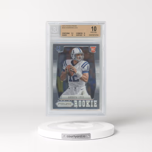 2012 Panini Prizm #203 Andrew Luck - Turned Sideways (BGS 10 PRISTINE)
