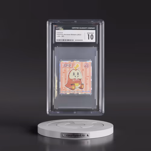 2022 Pokémon Horizons Stickers (2023 Lotte) - Japanese #03 Fuecoco - (Blue to red logo BR, Split cir