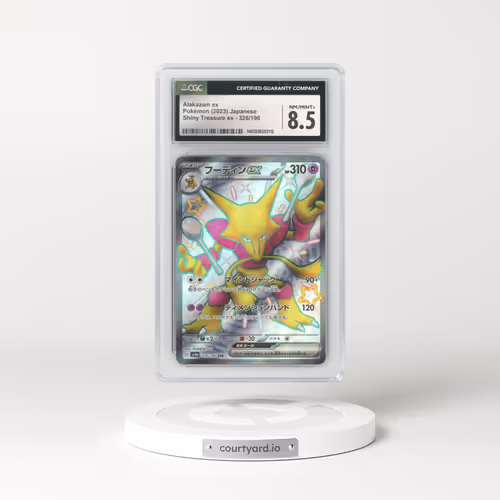 2023 Pokémon Sv4a-Shiny Treasure EX #326 Alakazam EX - Holo Ssr (CGC 8.5 NM-MT+)