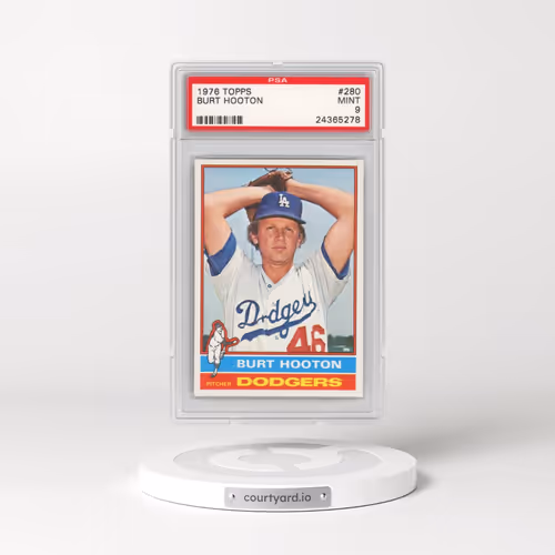 1976 Topps #280 Burt Hooton (PSA 9 MINT)