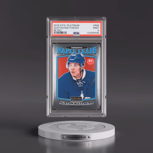 2016 O-Pee-Chee Platinum Retro #R66 Auston Matthews (PSA 9 MINT)