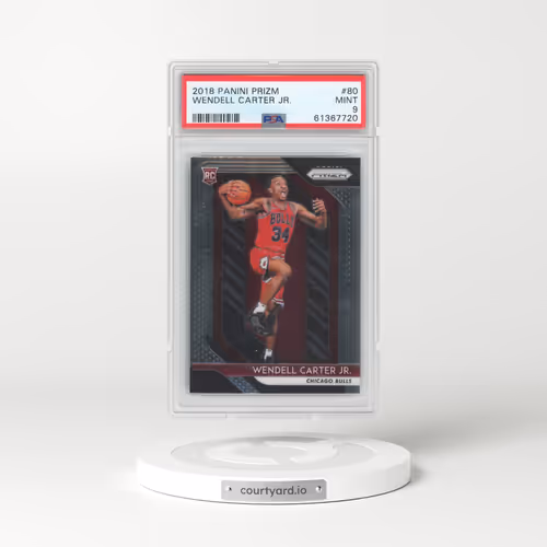 2018 Panini Prizm #80 Wendell Carter Jr. (PSA 9 MINT)