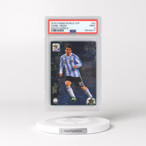 2010 Panini World Cup South Africa #44 Lionel Messi (PSA 9 MINT)