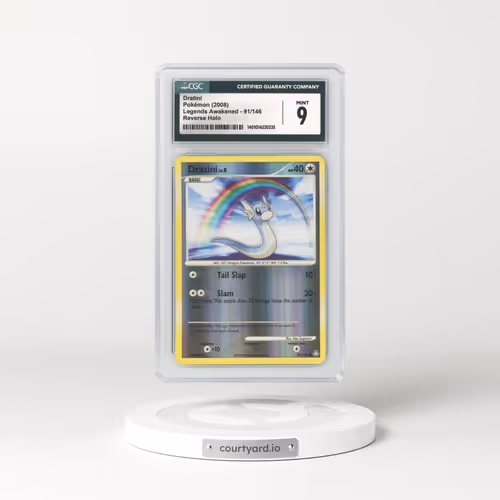 2008 Legends Awakened #91 Dratini - Holo (CGC 9 MINT)