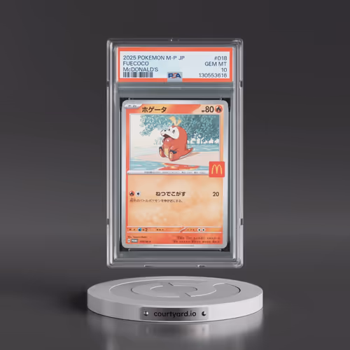 2025 Pokémon M-P Promo #018 Fuecoco - McDonald's (PSA 10 GEM MINT)