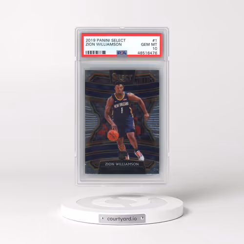2019 Panini Select #1 Zion Williamson (PSA 10 GEM MINT)