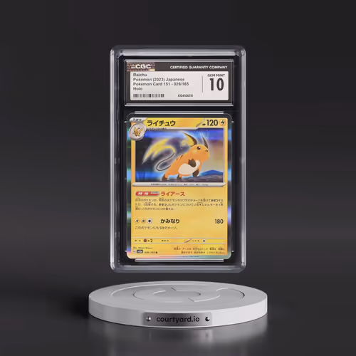 2023 Pokémon Card 151 #026/165 Raichu - Holo (CGC 10 GEM MINT)