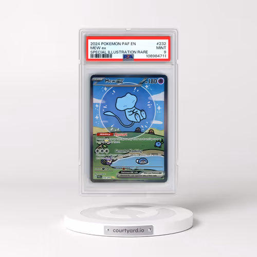 2024 Pokémon Paf EN-Paldean Fates #232 Mew EX - Holo Special Illustration Rare (PSA 9 MINT)