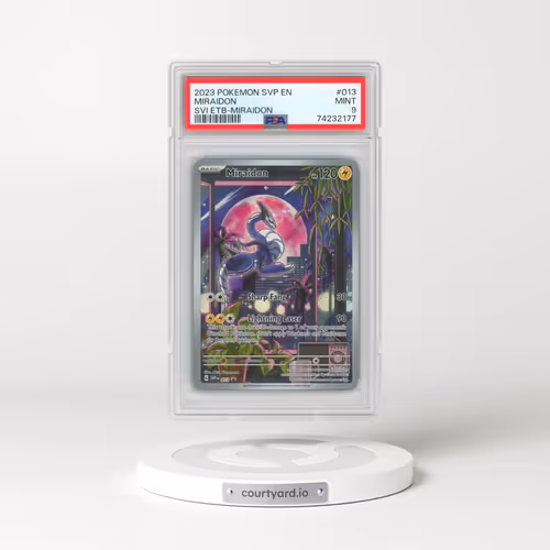 2023 Pokémon Svp EN-SV Black Star Promo #013 Miraidon - Scarlet & Violet Elite Trainer Box-Miraidon (PSA 9 MINT)