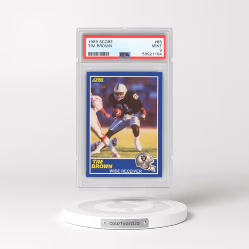 1989 Score #86 Tim Brown (PSA 9 MINT)