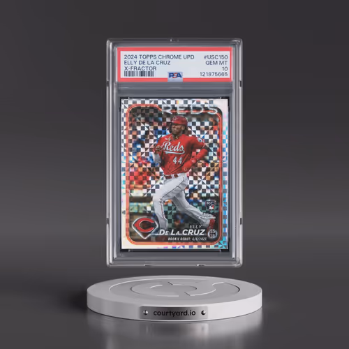 2024 Topps Chrome Update #USC150 Elly de La Cruz - X-Fractor (PSA 10 GEM MINT)