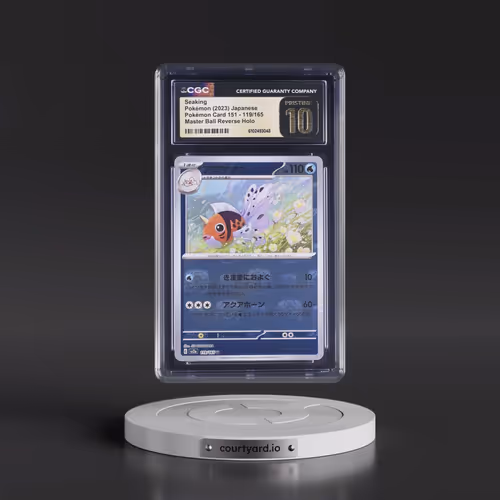 2023 Pokémon Sv2a-Pokémon 151 #119 Seaking - Reverse Holo Master Ball (CGC 10 PRISTINE)