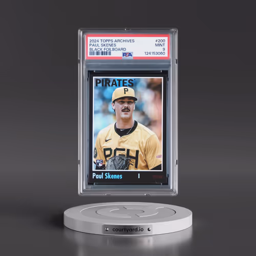 2024 Topps Archives #200 Paul Skenes - Black Foilboard (PSA 9 MINT)