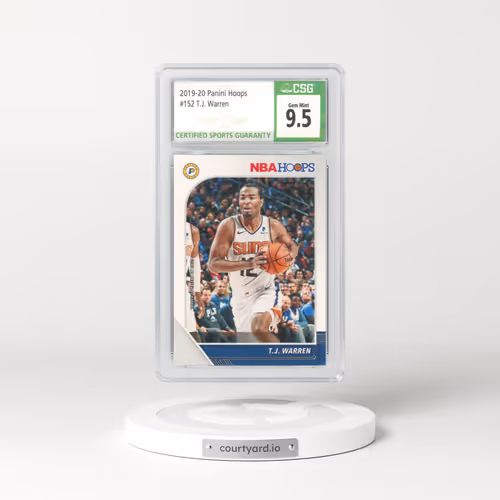 2019 Panini Hoops #152 T.J. Warren (CSG 10 GEM MINT)