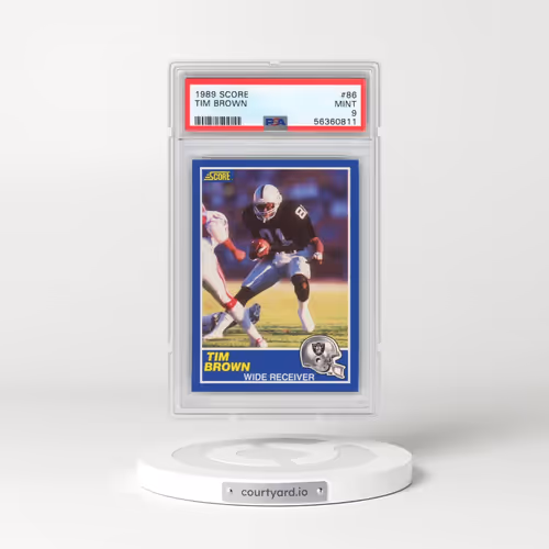 1989 Score #86 Tim Brown (PSA 9 MINT)