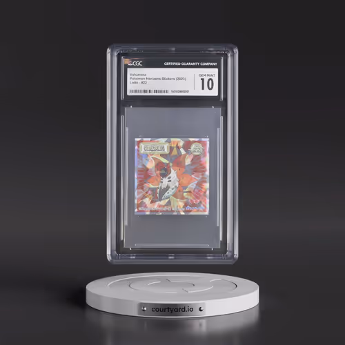 2022 Pokémon Horizons Stickers (2023 Lotte) - Japanese #22 Volcarona - (Blue to red logo BR, Split c