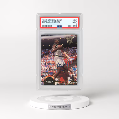 1992 Stadium Club #247 Shaquille O'Neal (PSA 9 MINT)