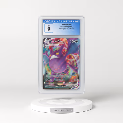 2021 Shining Fates #045 Crobat VMAX - Full Art Holo (CGC 9 MINT)