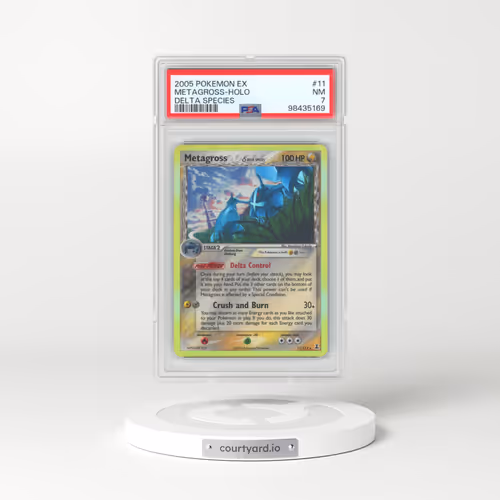 2005 Pokémon EX Delta Species #11 Metagross - Holo (PSA 7 NM)