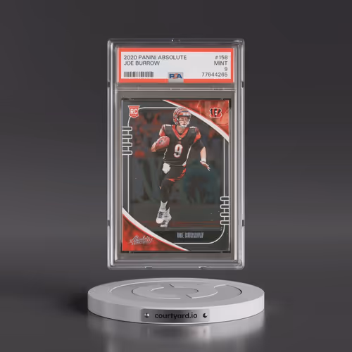2020 Panini Absolute #158 Joe Burrow (PSA 9 MINT)