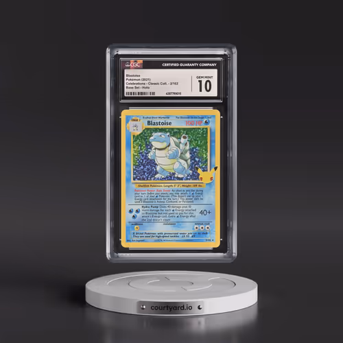 2021 Celebrations - Classic Collection #2/102 Blastoise - Base Set Holo (CGC 10 GEM MINT)