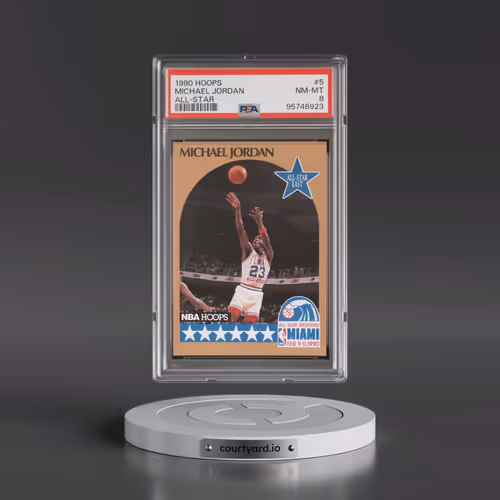 1990 Hoops #5 Michael Jordan - All-Star (PSA 8 NM-MT)