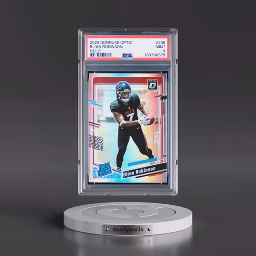 2023 Panini Donruss Optic #206 Bijan Robinson - Holo (PSA 9 MINT)