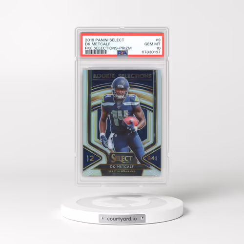 2019 Panini Select Rookie Selections #9 DK Metcalf (PSA 10 GEM MINT)