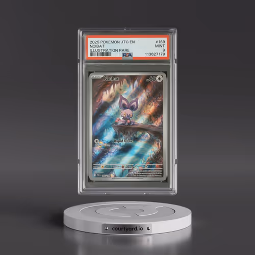 2025 Pokémon Jtg EN-Journey Together #169 Noibat - Illustration Rare (PSA 9 MINT)