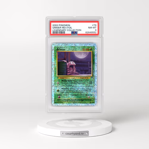 2002 Pokémon Legendary Collection #78 Grimer - Reverse Foil (PSA 8 NM-MT)