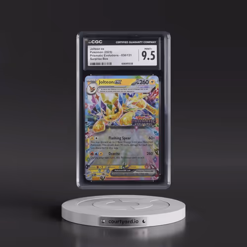 2025 Pokémon Pre EN-Prismatic Evolutions #030 Jolteon EX - Holo Surprise Box Exclusive (CGC 9.5 MINT