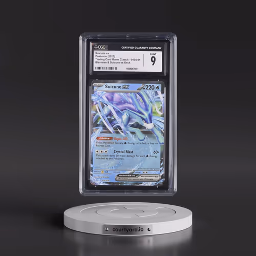 2023 Pokémon Clb-Trading Card Game Classic Blastoise & Suicune EX Deck #010 Suicune EX - Holo (CGC 9