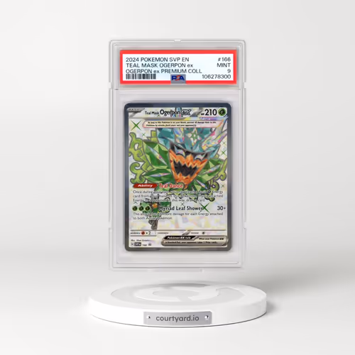 2024 Pokémon Svp EN-SV Black Star Promo #166 Teal Mask Ogerpon EX - Holo Ogerpon EX Premium Collecti