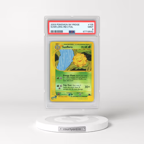 2003 Pokémon Skyridge #105 Sunflora - Reverse Foil (PSA 9 MINT)