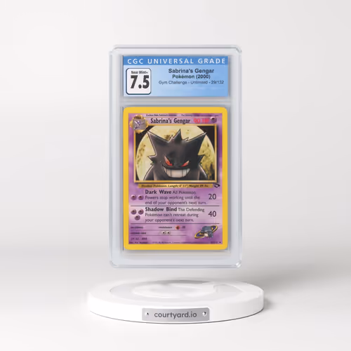 2000 Gym Challenge #29/132 Sabrina's Gengar (CGC 7.5 NM+)