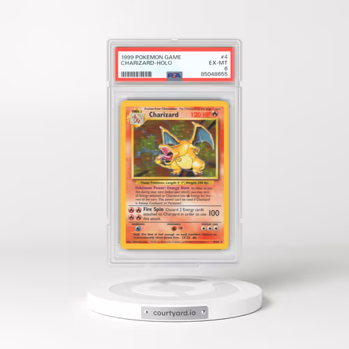 1999 Base Set #4 Charizard - Holo (PSA 6 EX-MT)