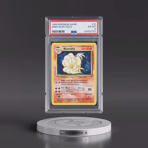 1999 Pokémon Game #12 Ninetales - Holo (PSA 6 EX-MT)