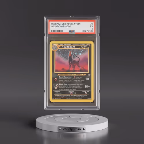 2001 Pokémon Neo Revelation #8 Houndoom - Holo (PSA 5 EX)