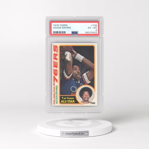 1978 Topps #130 Julius Erving (PSA 6 EX-MT)