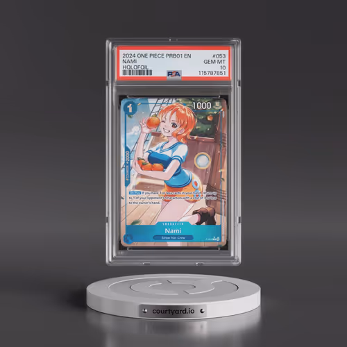 2024 One Piece PRB01-Premium Booster -One Piece Card the Best #053 Nami - Holofoil (PSA 10 GEM MINT)