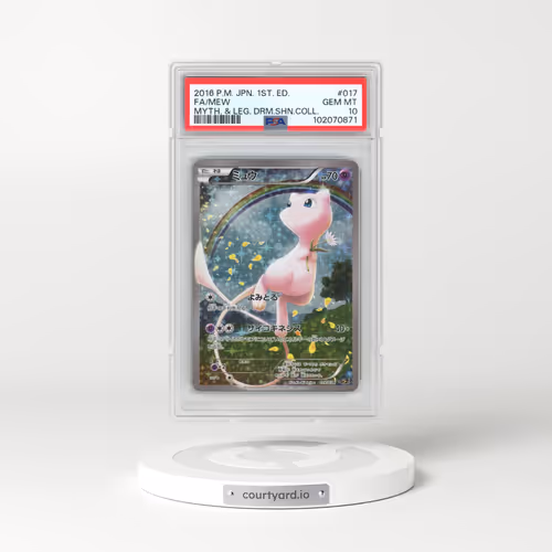 2016 Pokémon Mythical & Legendary Dream Shine Collection #017 Mew - 1st Edition Full Art (PSA 10 GEM MINT)