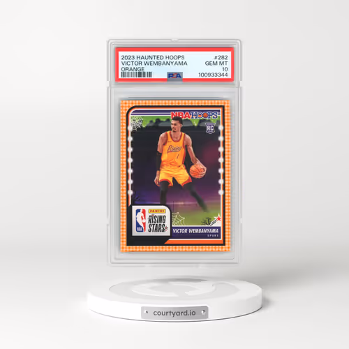 2023 Panini Haunted Hoops #282 Victor Wembanyama - Orange (PSA 10 GEM MINT)