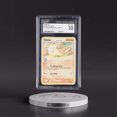 2006 EX Holon Phantoms #70/110 Mankey δ (CGC 10 GEM MINT)