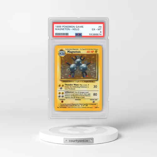 1999 Pokémon Game #9 Magneton - Holo (PSA 6 EX-MT)