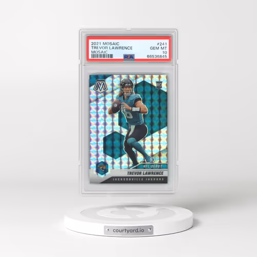 2021 Panini Mosaic #241 Trevor Lawrence - Mosaic (PSA 10 GEM MINT)