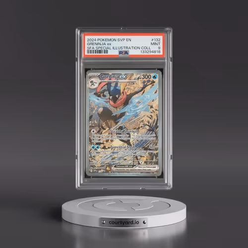 2024 Pokémon Svp EN-SV Black Star Promo #132 Greninja EX - Holo Shrouded Fable Special Illustration