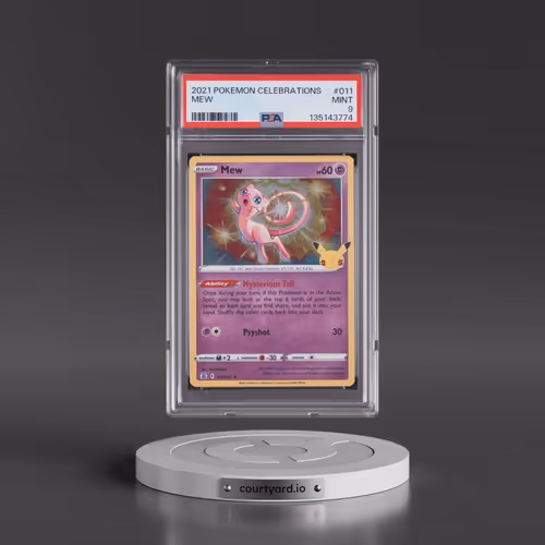 2021 Pokémon Celebrations #011 Mew (PSA 9 MINT)