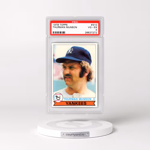 1979 Topps #310 Thurman Munson (PSA 4 VG-EX)