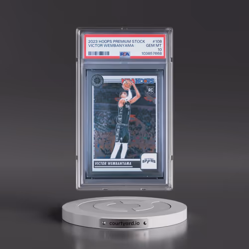 2023 Panini Hoops Premium Stock #108 Victor Wembanyama (PSA 10 GEM MINT)